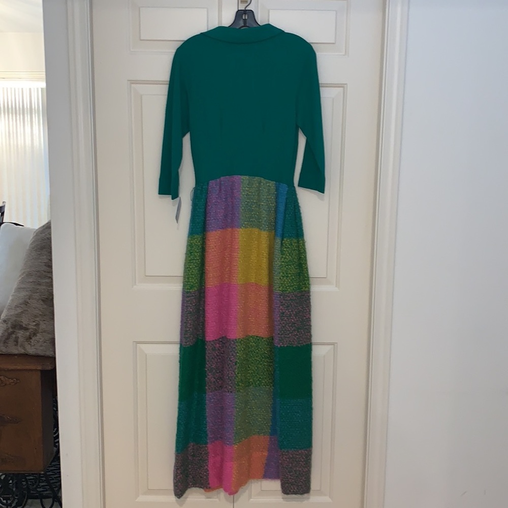 RARE vintage Styled by Dorian maxi wool dress I.Magnin